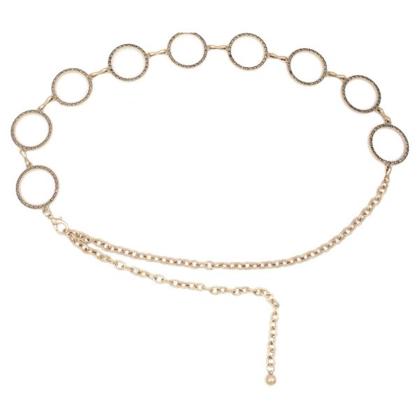 MEDALLION LINK CHAIN BELT