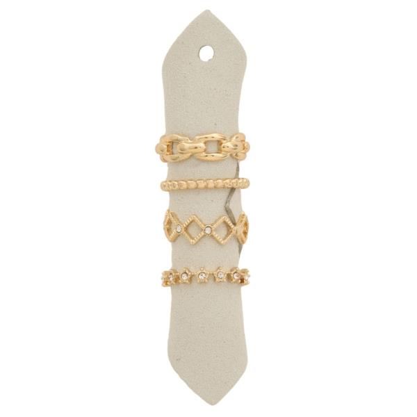 Metal Assorted Ring Set