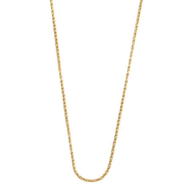 Rope Link Metal Necklace