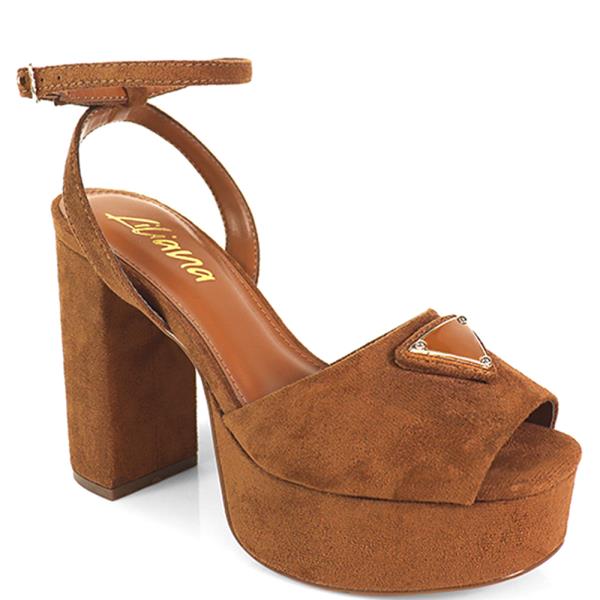 Ankle Wide High Heel (12 Pairs)