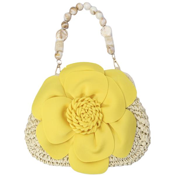 Flower Straw Bag