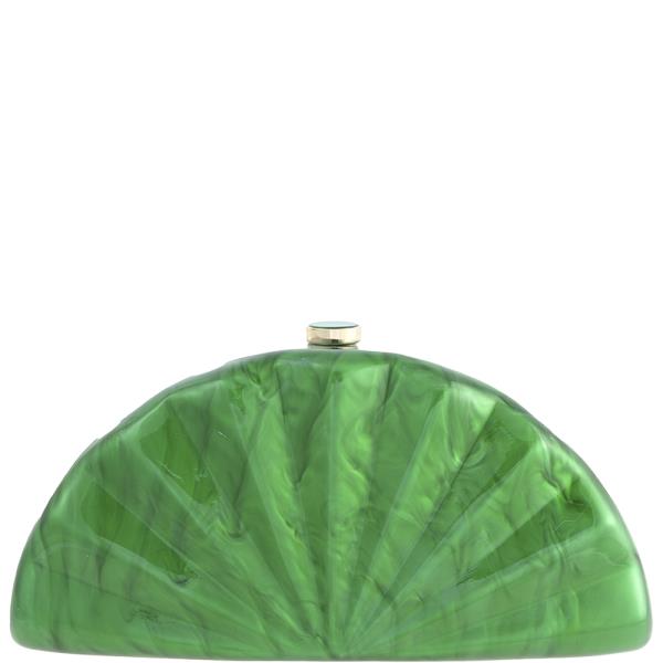 Acrylic Fan Shape Evening Clutch