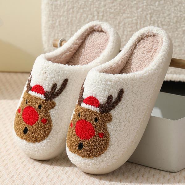 CHRISTMAS RUDOLPH REINDEER COZY HOME SLIPPER - SM SIZE