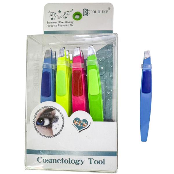 COLORED TWEEZERS (12 UNITS)