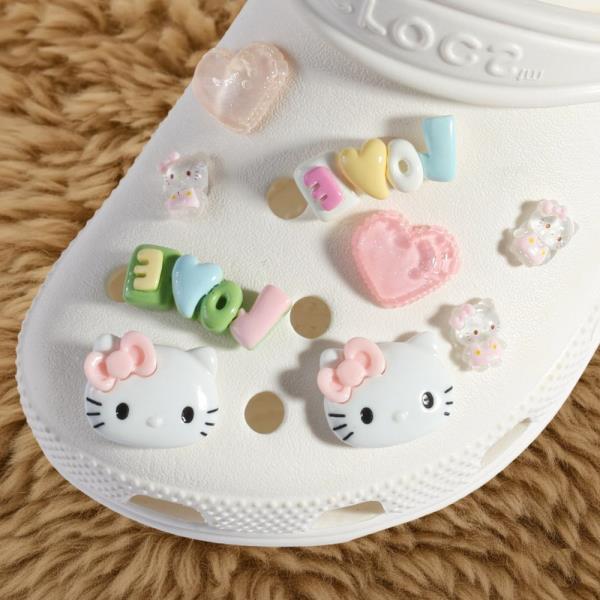 Cute Character Love Heart Shoe Charms