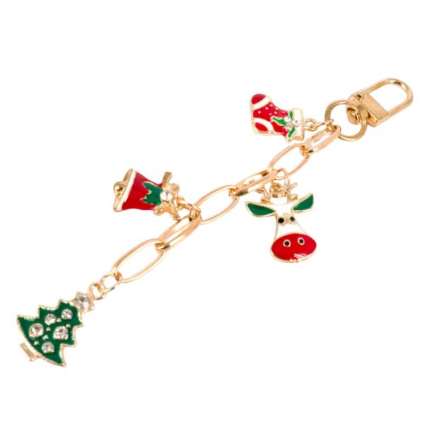 CHRISTMAS THEME CHRISTMAS TREE CHARM BAG CHAIN