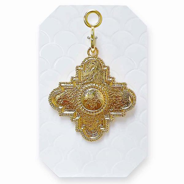 Ornate Cross Charm Pendant