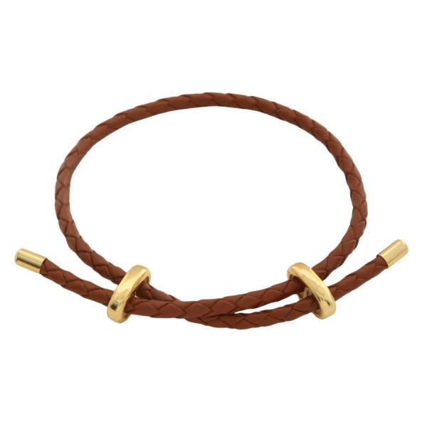 Criss Cross PU Leather Bracelet