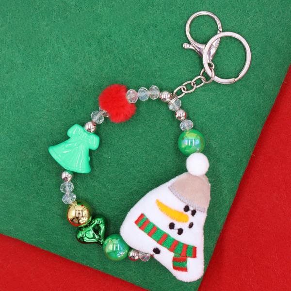 CHRISTMAS SANTA CHARM BAG CHARM KEYCHAIN