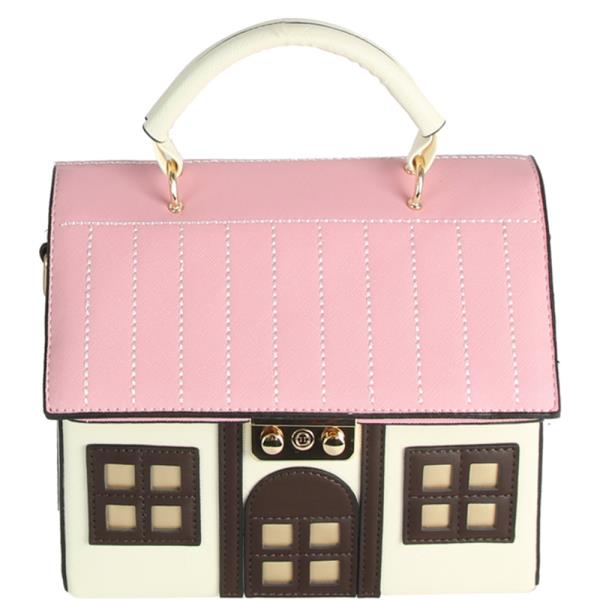 House Design Handle Satchel Bag