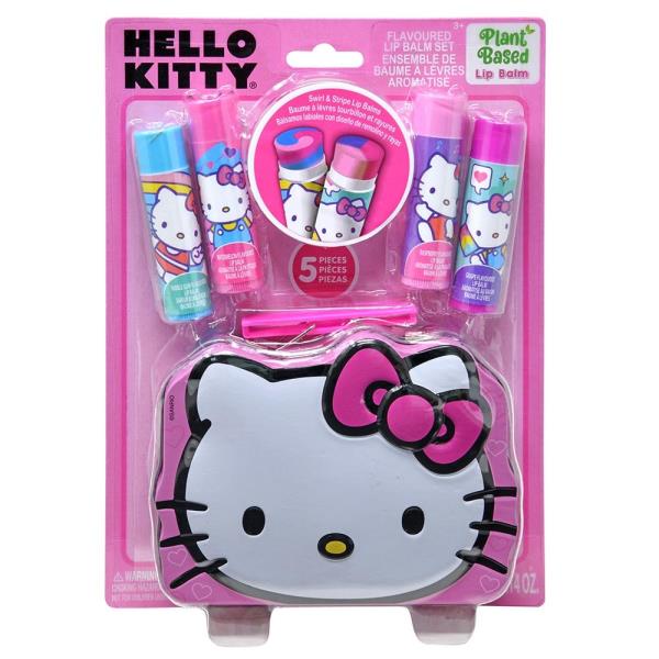 HELLO KITTY Cosmetic Pouch Lip Gloss Set