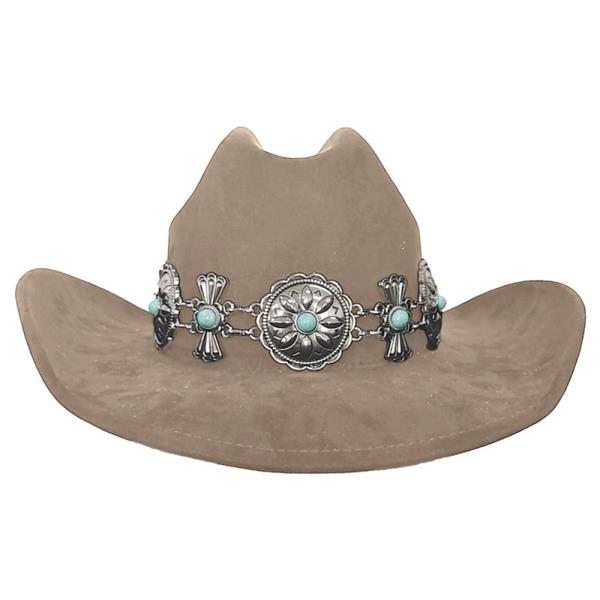 Southwestern Circle Concho Cowboy Hat