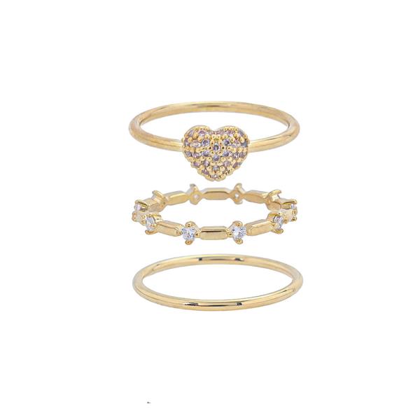 Cubic Zirconia Multi Pack Rings
