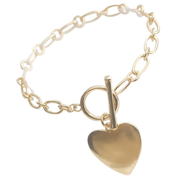 Heart Toggle Bracelet