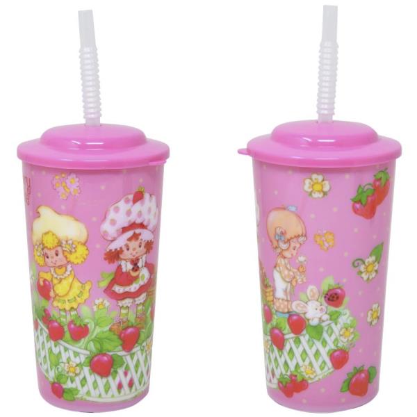 Strawberry Shortcake Tumbler W Lid and Straw