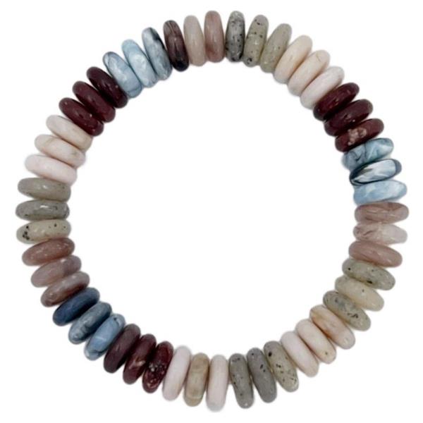 Disc Bead Stretch Bracelet