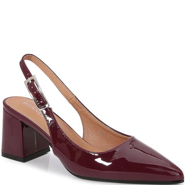 THICK CHUNKY MID HEEL SLINGBACK