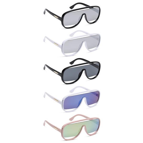 Round Aviators Shaped Sunglasses 1DZ