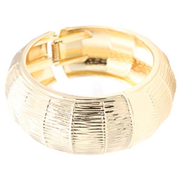 Gold Plated Hinged Bangle Bracelets
