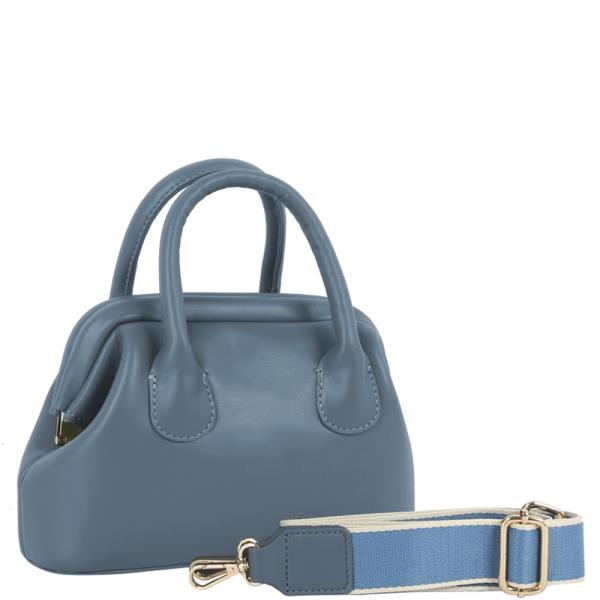 SMOOTH HANDLE BAG W STRAP