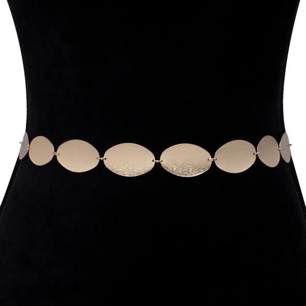 OVAL METAL SHAPED LINK HOOK BELT