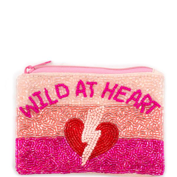 Seed Bead Wild At Heart Lightning Coin Purse Bag