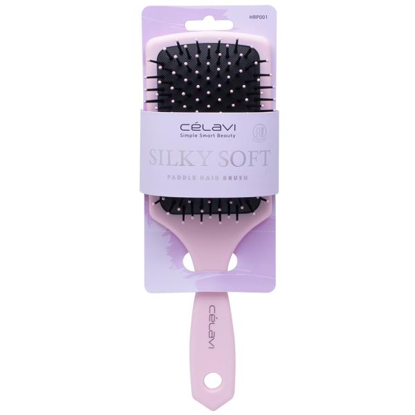 CELAVI SILKY SOFT PADDLE HAIR BRUSH