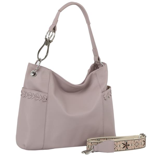 SMOOTH DESIGN HOBO BAG W STRAP