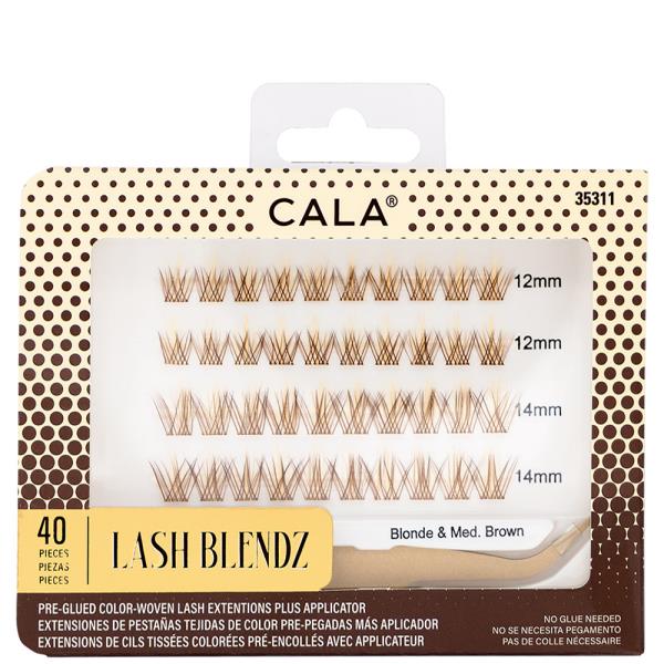 CALA Lash Blendz Clusters Blonde and Medium Brown