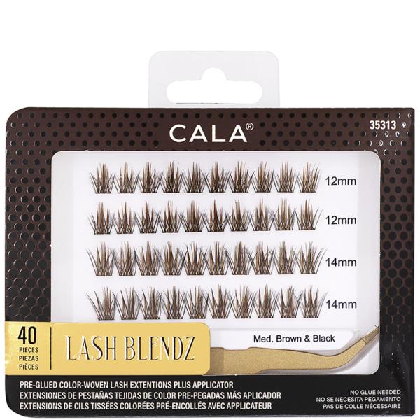CALA Lash Blendz Eye Lash Clusters Brown and Black