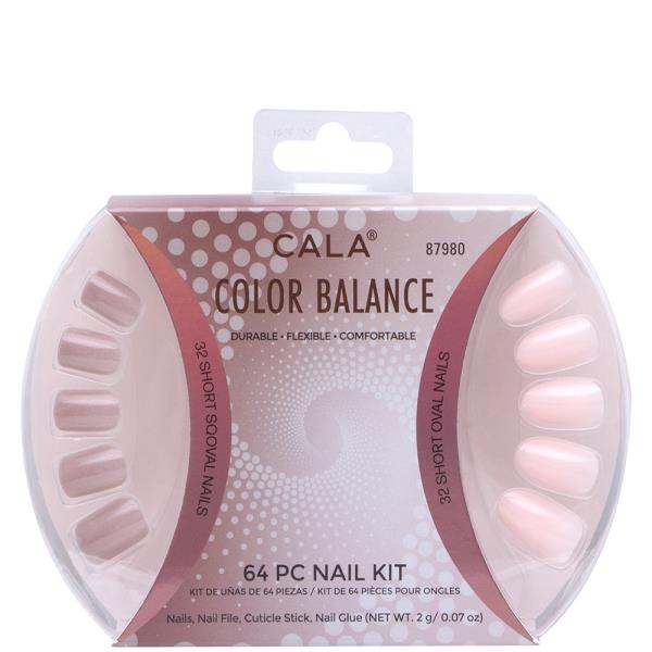 CALA Color Balance Light Pink and Taupe 64PCS