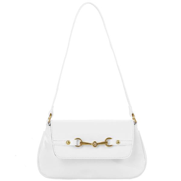 Chic Glossy Shoulder Bag