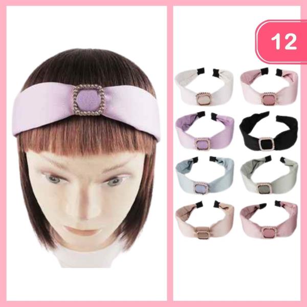 Silk Like Headband (12 Units)