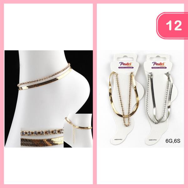 Layered Anklet (12 Units)