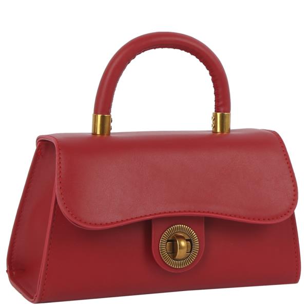Smooth Handle Satchel Bag