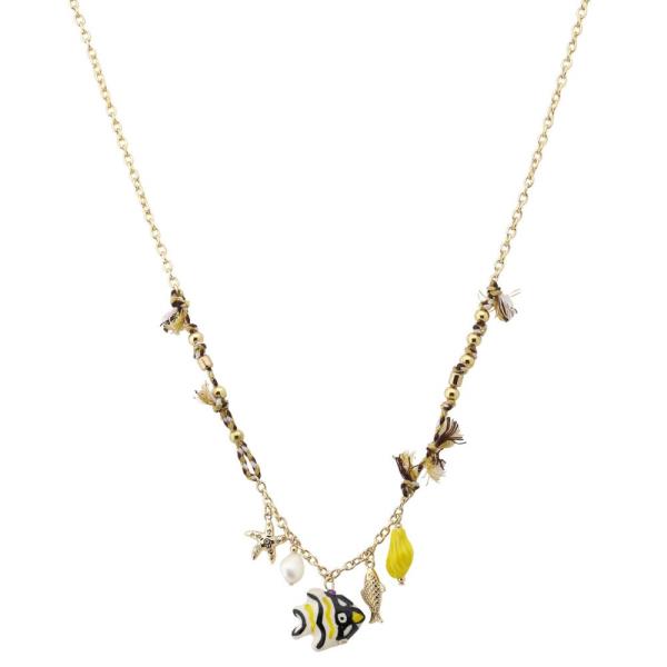 Sealife Multi Charm Necklace