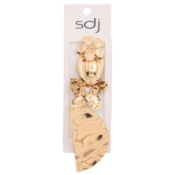 SDJ Flower Metal Assorted Ring Set