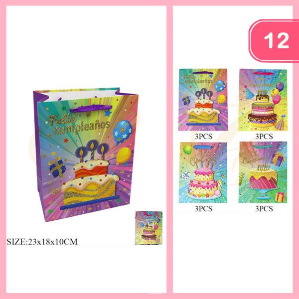 Birthday Gift Bag (12 Units)