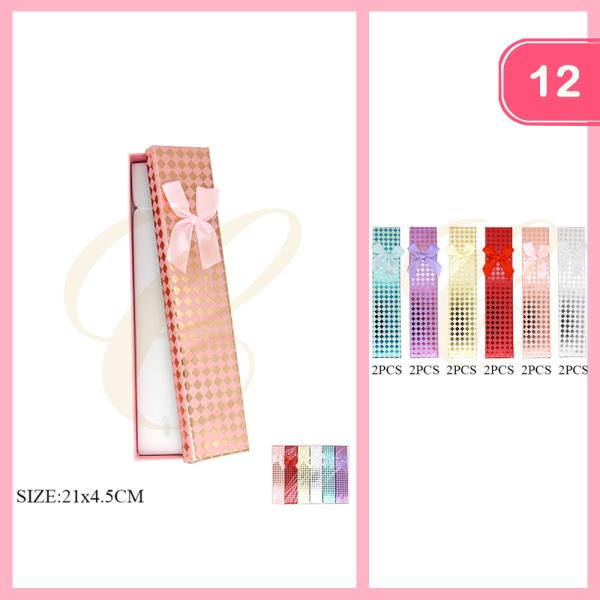 Long Jewelry Gift Box (12 Units)