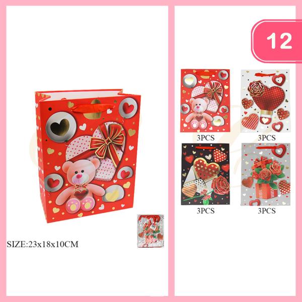 Valentines Day Gift Bag (12 Units)