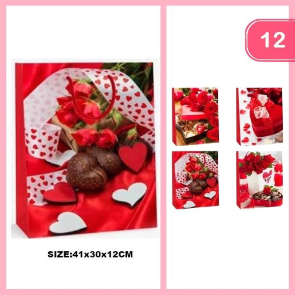 Valentines Day Gift Bag (12 Units)