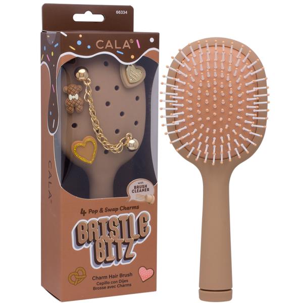 CALA BRISTLE BITZ CHARM HAIR BRUSH NUDE