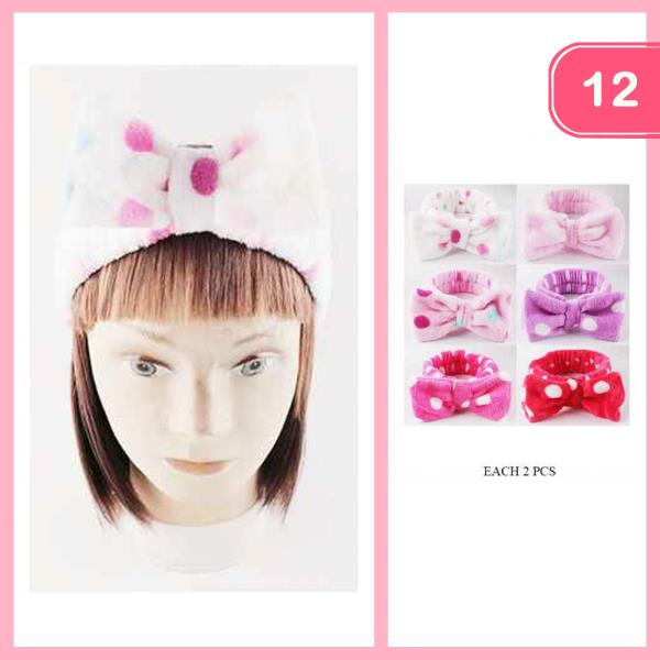 POLKADOT HEADBAND (12 UNITS)