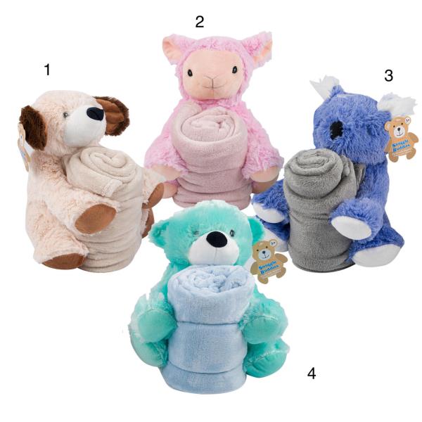 Flannel Blanket W Plush