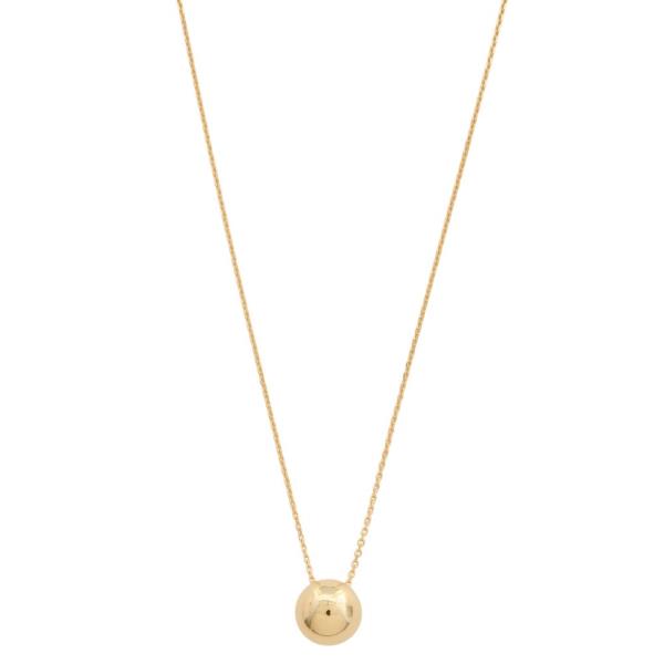 SODAJO Ball Bead Gold Dipped Necklace