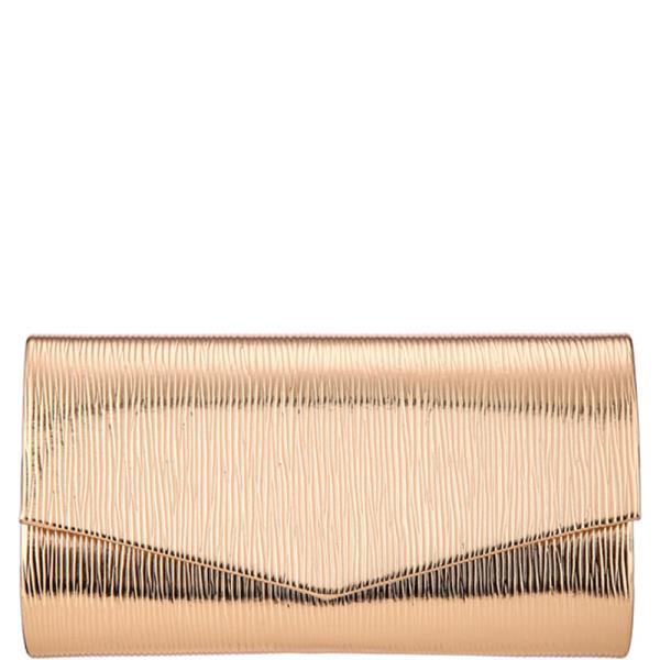 Pleated Flap Envelope Evening Clutch Bag
