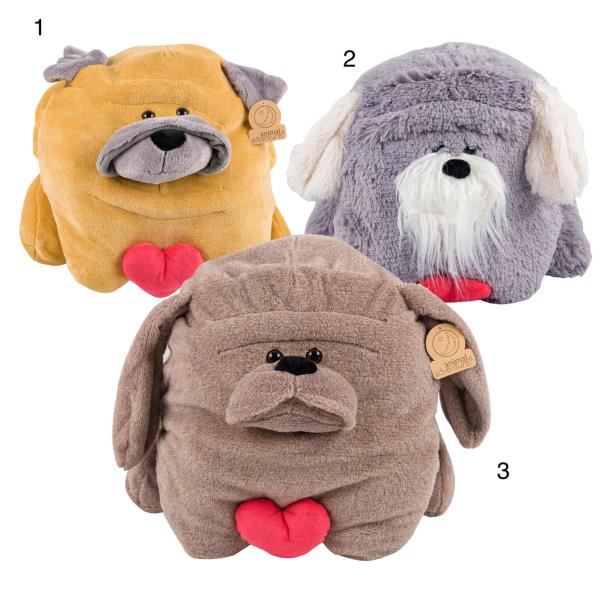 Valentine Dogs Plush