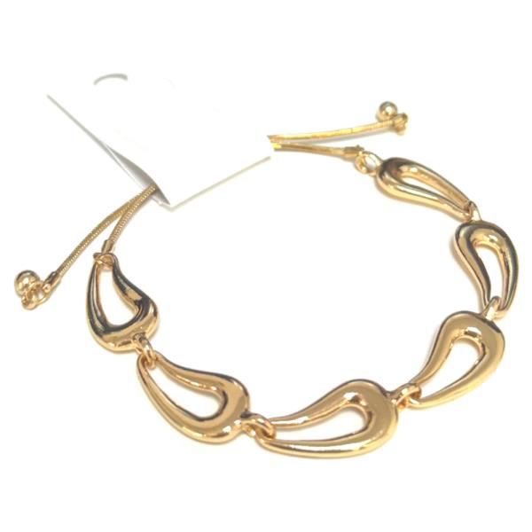 Casting Linked Adj Bracelet