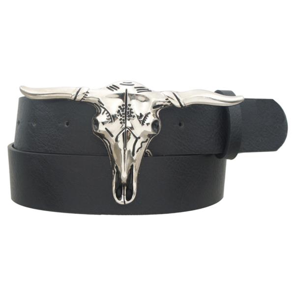 Luna Longhorn 3D Buckle Belt