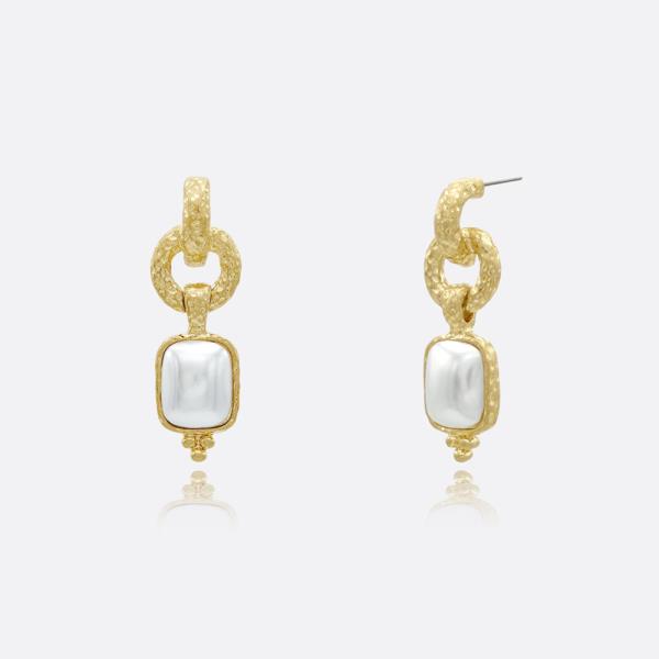 Classical Revival Drop Post Earring